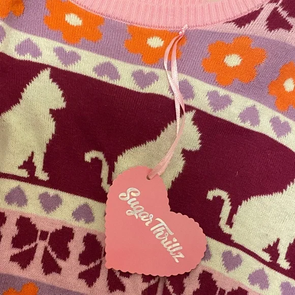 Sugar Thrillz Cat Sweater - Picture 3 of 3